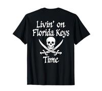 Vivre à l'heure des Florida Keys | Pirate Skull Florida Keys T-Shirt