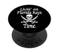 Vivre à l'heure des Florida Keys | Pirates des Florida Keys PopSockets PopGrip Adhésif