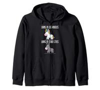 Vivre à Los Angeles Angeleno Pride California Unicorn Love Sweat à Capuche