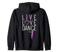 Vivre Aimer Danser il Faut Danser la Vie Danse de la Passion Sweat à Capuche