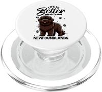 Vivre au Mieux avec Un Terre-Neuve PopSockets PopGrip pour MagSafe