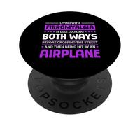 Vivre avec la fibromyalgie Fibro Warrior PopSockets PopGrip Adhésif