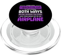 Vivre avec la fibromyalgie Fibro Warrior PopSockets PopGrip pour MagSafe