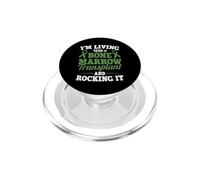 Vivre avec Une greffe de moelle osseuse et Un survivant à Bascule PopSockets PopGrip pour MagSafe