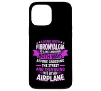 Vivre avec Une Sensibilisation à la fibromyalgie Survivant des fibromes Coque pour iPhone 13 Pro Max