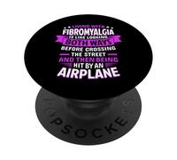 Vivre avec Une Sensibilisation à la fibromyalgie Survivant des fibromes PopSockets PopGrip Adhésif