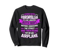 Vivre avec Une Sensibilisation à la fibromyalgie Survivant des fibromes Sweatshirt