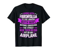 Vivre avec Une Sensibilisation à la fibromyalgie Survivant des fibromes T-Shirt