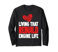 Vivre ce Style de Vie de Moteur reconstruit cœur Manche Longue