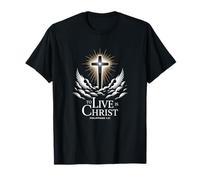 Vivre, C'est Christ Cross, Philippiens 1:21 Joy T-Shirt