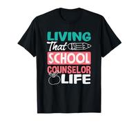 Vivre Cette Vie de conseiller Scolaire audacieuse T-Shirt