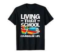 Vivre Cette Vie de conseiller Scolaire T-Shirt