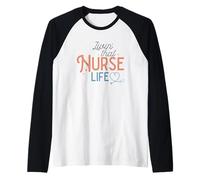 Vivre Cette Vie d'infirmière, Une Passion pour Les Soins de santé Manche Raglan
