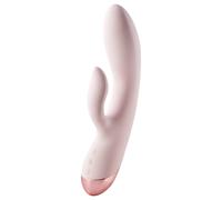 Vivre Coco - vibromasseur rose avec stimulation clitoridienne