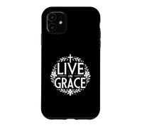 Vivre dans la grâce : Une Foi chrétienne inspirante Coque pour iPhone 11