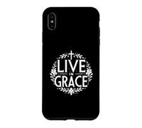 Vivre dans la grâce : Une Foi chrétienne inspirante Coque pour iPhone XS Max