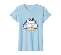 Vivre dans Le rêve d'un Fan de Fantasy Football T-Shirt, Femme, Bleu Céleste, XL