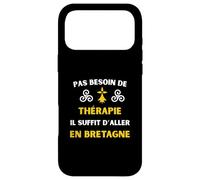 Vivre en Bretagne thérapie Humour Breton Coque pour iPhone 17 Pro Max