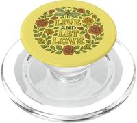 Vivre et Laisser Aimer Dragonfly PopSockets PopGrip pour MagSafe