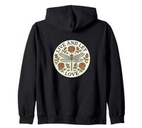 Vivre et Laisser Aimer Dragonfly Sweat à Capuche