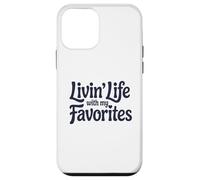 Vivre la Vie avec Mes favoris Coque pour iPhone 12 Mini