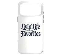 Vivre la Vie avec Mes favoris Coque pour iPhone 17 Pro Max