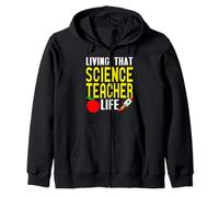 Vivre la Vie de Prof de Sciences engagé Sweat à Capuche