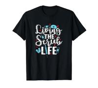 Vivre la Vie du Gommage T-Shirt Graphique avec Valeur, Homme, Noir, S