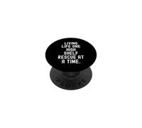 Vivre la Vie, Un Sauvetage en Hauteur à la Fois C'est drôle PopSockets PopGrip Adhésif