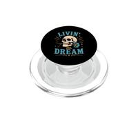 Vivre Le rêve, sculpter Un Design rétro Vintage PopSockets PopGrip pour MagSafe
