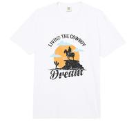 Vivre Le rodéo de Cowboy Dream Comfort Colors Adult Heavyweight T-Shirt