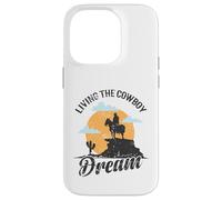 Vivre Le rodéo de Cowboy Dream Coque pour iPhone 14 Pro