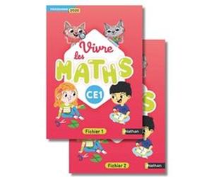 Vivre les maths - CE1 - Fichier de l'élève - Programme 2025 Jacqueline Jardy (Collection dirigée par), Jacky Jardy (Collection dirigée par), Louis Corrieu (Auteur), Sonia Fayette (Auteur), Loïc Rouy (