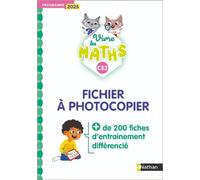 Vivre les maths - CE2 - Fichier à photocopier Edition 2026 - Jacqueline Jardy - Nathan - broché - Scolaire / Universitaire