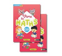 Vivre les maths - CE1 - Fichier de l'élève - Programme 2025 - Jacqueline Jardy - Nathan - broché - Scolaire / Universitaire