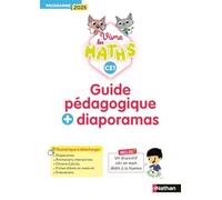Vivre les maths - Guide pédagogique + Diaporamas CE1: Programme 2025