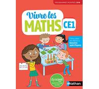 Vivre les maths – Pour les élèves Dys CE1 – Édition 2020 – Nathan