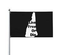 Vivre Libre Ou Mourir Drapeaux Avec Œillets Drapeaux De Maison Résistant Aux Intempéries Décoration Bannière 90X150Cm Pour Événement Toutes Les Saisons Extérieure