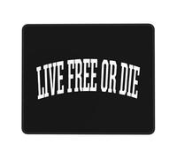 Vivre Libre Ou Mourir Tapis De Souris Antidérapant Mouse Pad Petit Mousepad pour Travail Ordinateur Voyage 25X30Cm