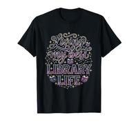 Vivre ma Meilleure bibliothèque Life Celestial Book Librarian T-Shirt