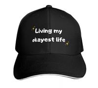 Vivre ma Vie la Plus correcte, drôle Graphique Tee Shirt Casquette de Baseball Grande Taille Chapeau d’Anniversaire Casquette de Golf Hommes Golf Wear Femmes