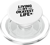 Vivre ma Vie la Plus Normale avec Humour au Quotidien PopSockets PopGrip pour MagSafe