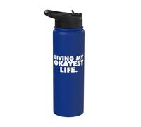 Vivre ma vie la plus normale Stainless Steel Insulated Water Bottle