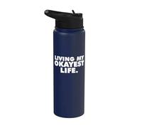 Vivre ma vie la plus normale Stainless Steel Insulated Water Bottle