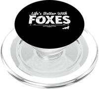 Vivre Mieux avec Les Renards Amoureux de la Faune et des Animaux de la Nature PopSockets PopGrip pour MagSafe