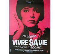 Vivre sa Vie Affiche Cinéma Originale Petit Format (53x40 cm Roulée) Jean-Luc Godard Anna Karina Ressortie