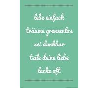 Vivre simplement, rêver sans limites... - Motivational Art Print - Poster Print
