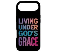 Vivre sous la grâce de Dieu : Une Foi chrétienne colorée Coque pour iPhone Air