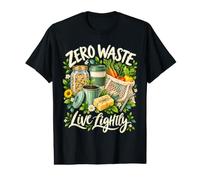 Vivre Zéro Déchet : Pratiques Écologiques Durables T-Shirt Graphique avec Valeur