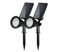 VIVREAL TSL001 Lot de 2 lampes solaires en ABS et PC